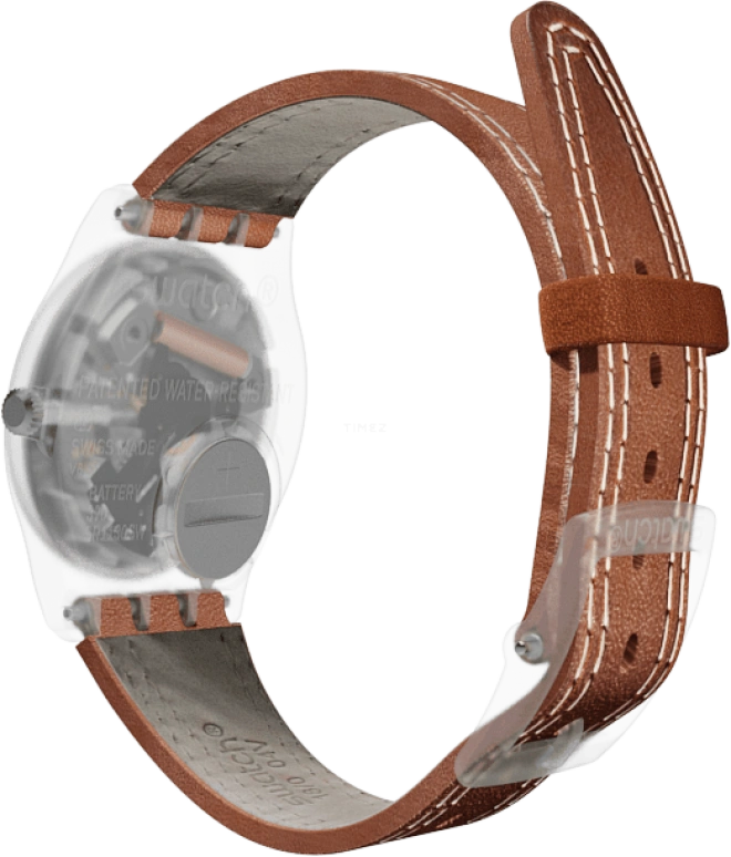 Swatch,Originals 34mm,34mm,Plastic,Blue,GE709