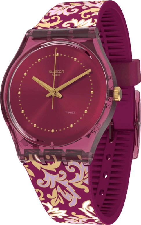 Swatch,Special Edition 34mm,34mm,Purple Red,Red,GR179