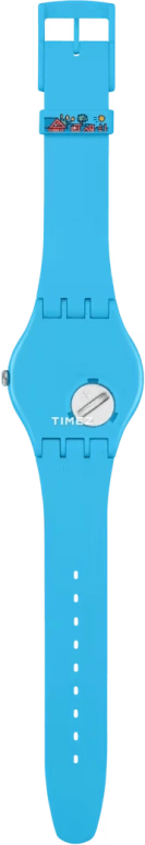 Swatch,Originals 41mm,41mm,Bio-sourced,Multi-Color,Quartz,Bio-sourced,Glass,Round,SO29Z151