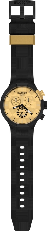 Swatch,THE BOLD 47mm,47mm,Plastic,Yellow,Quartz,Chronograph,Day,SB02Z400