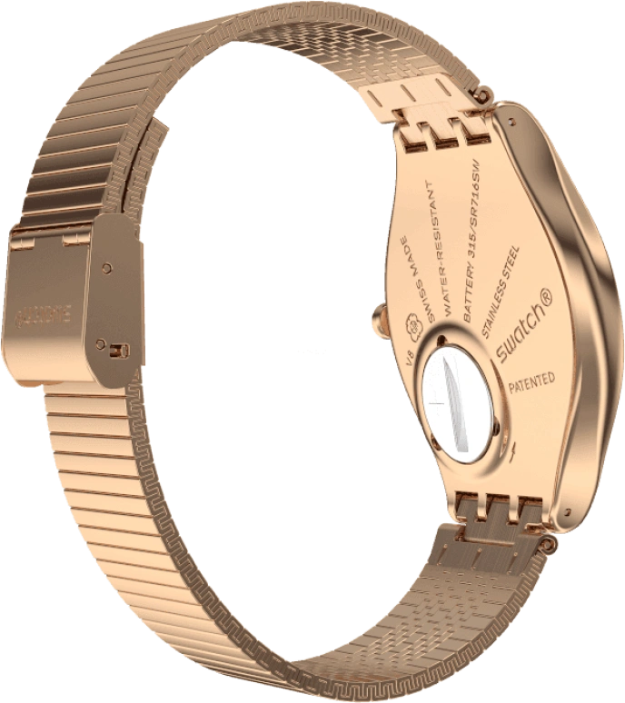 Swatch,SKIN ,Stainless Steel,Gold,SYXG101GG