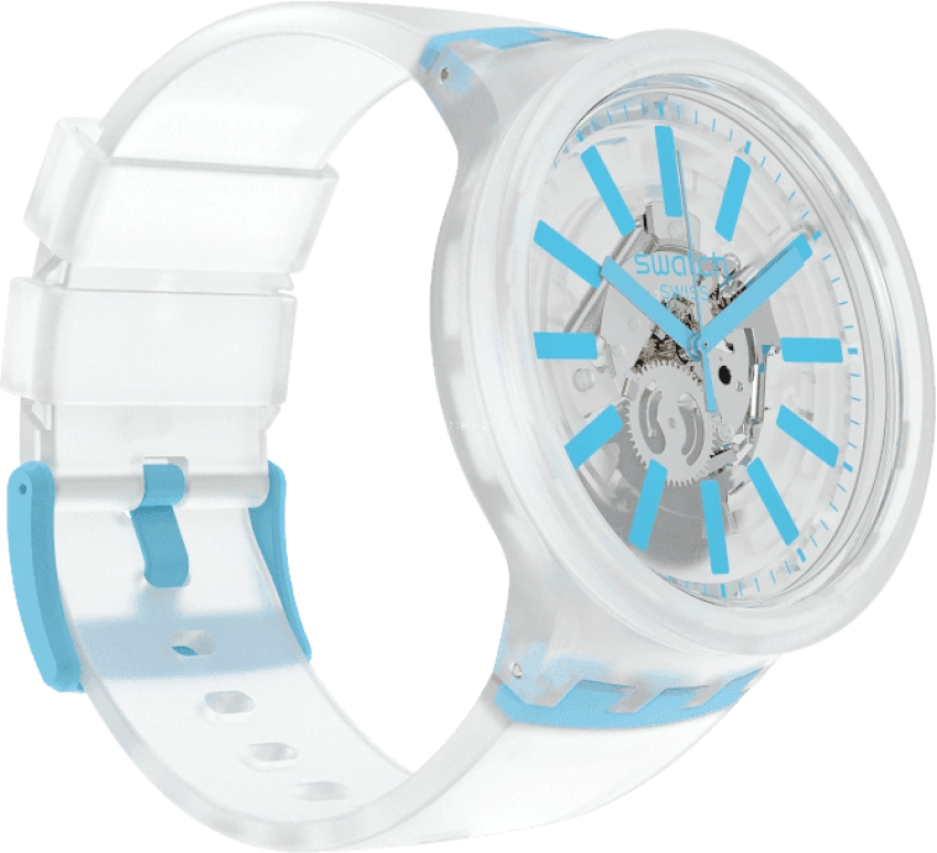 Swatch,THE BOLD 47mm,47mm,Plastic,White,SO27E105