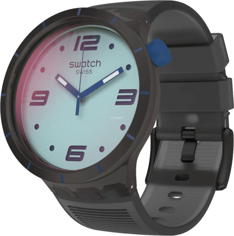 Swatch,Originals 47mm,47mm,Plastic,Sapphire,Crystal Glass,Closed,SO27B121