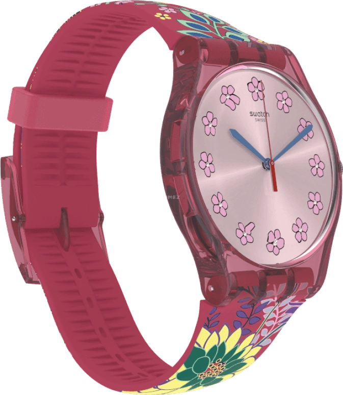 Swatch,Originals 41mm,41mm,Plastic,Pink,SUOP112