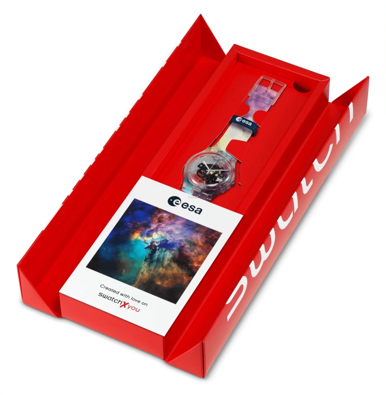Swatch,Originals 41mm,41mm,Plastic,Transparent,Quartz,Sapphire,Crystal Glass,Round,SUOK136,SUOK136-048