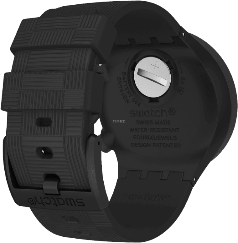 Swatch,THE BOLD 47mm,47mm,Plastic,Sapphire,Crystal Glass,SB02B404