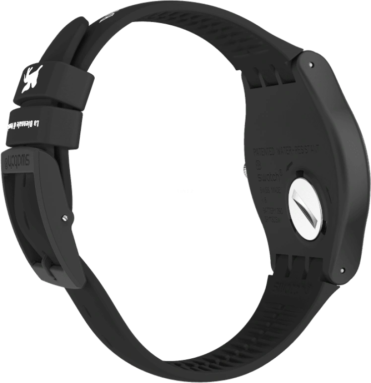 Swatch,Originals 41mm,41mm,Plastic,Black,SUOB720R