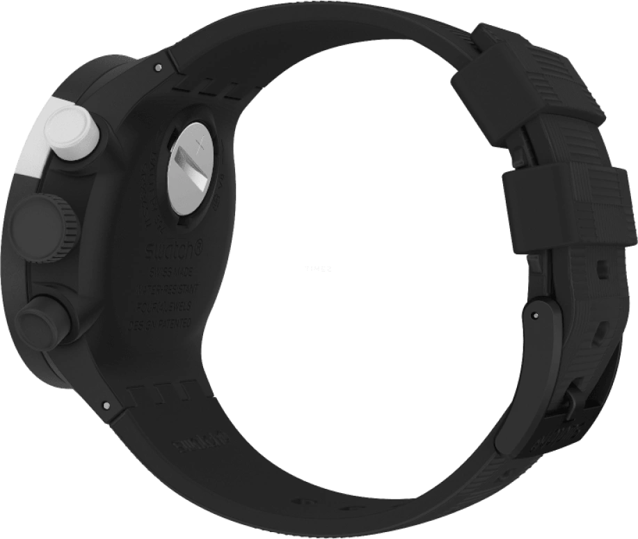 Swatch,THE BOLD 47mm,47mm,Plastic,Sapphire,Crystal Glass,SB02B404