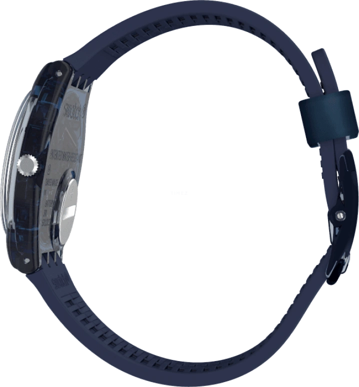 Swatch,Originals 34mm,34mm,Plastic,Blue,GN413