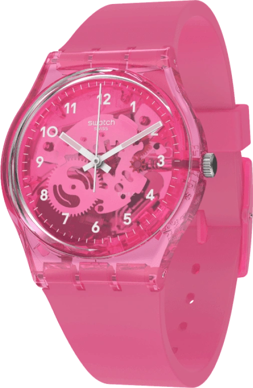 Swatch,Originals 34mm,34mm,Plastic,Pink,GP166
