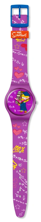 Swatch,Originals 34mm,34mm,Bio-sourced,Purple,Quartz,Sapphire,Crystal Glass,Round,SO28Z118