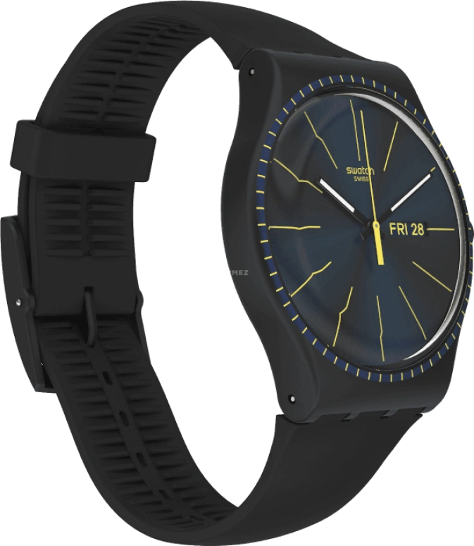 Swatch,Originals 41x47.40mm,41x47.40mm,Plastic,Black,SUOB731