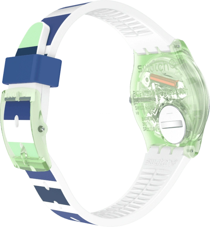 Swatch,Originals 34mm,34mm,Plastic,White,Open,GG711