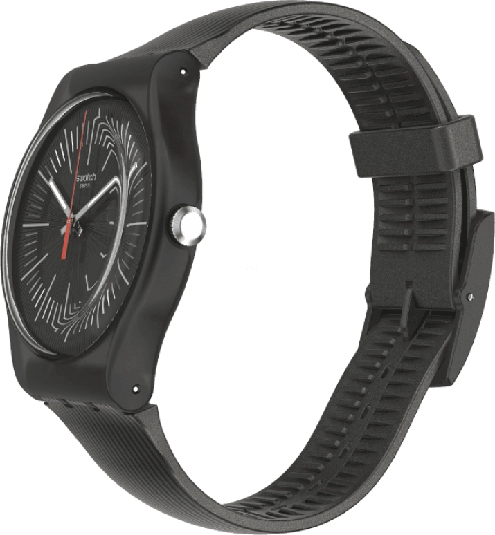Swatch,Originals 41x47.40mm,41x47.40mm,Plastic,Black,SUOB178