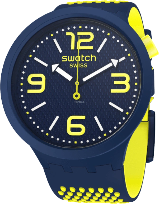 Swatch,THE BOLD 47mm,47mm,Plastic,Black,SO27N102
