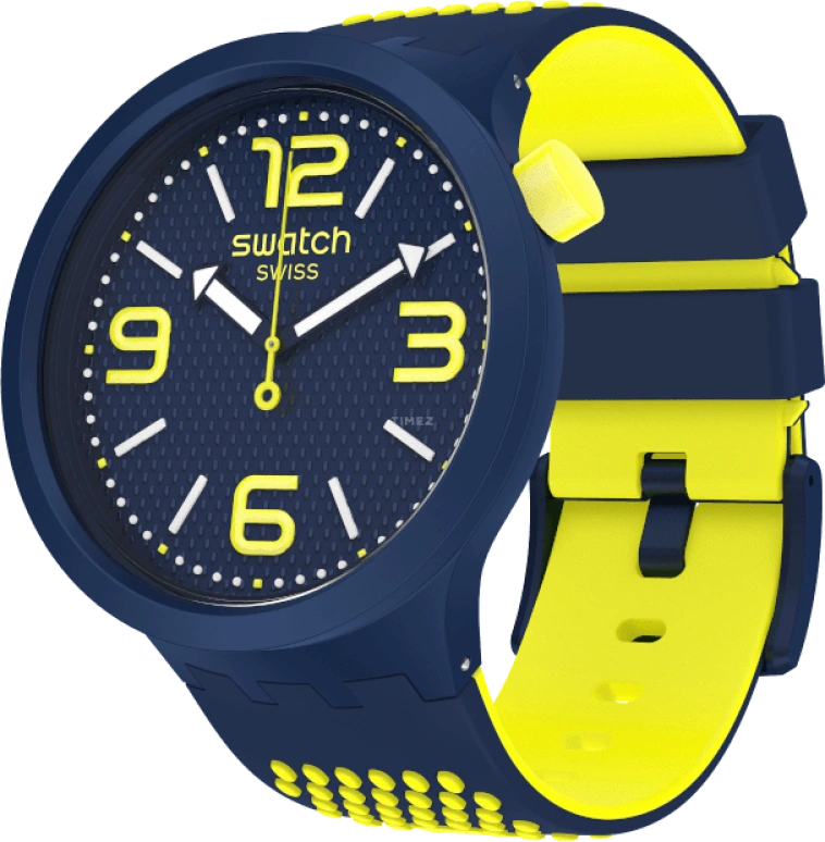Swatch,THE BOLD 47mm,47mm,Plastic,Black,SO27N102