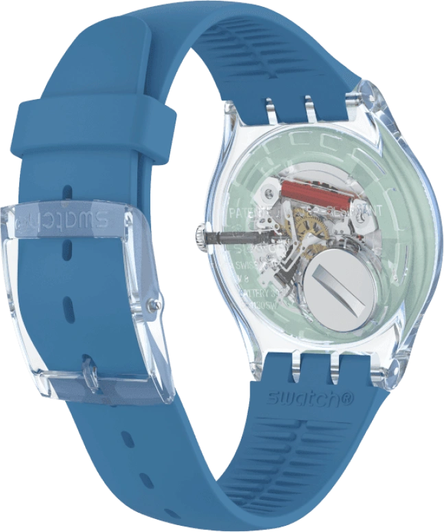 Swatch,Originals 41mm,41mm,Plastic,Blue,SUOK711