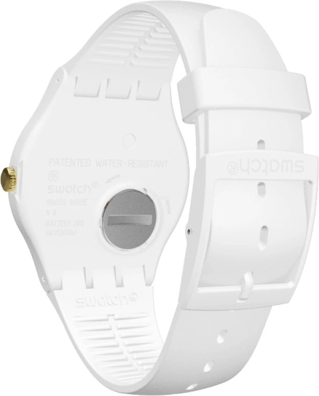 Swatch,Originals 41mm,41mm,Plastic,Yellow,SUOZ148