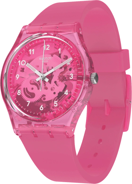 Swatch,Originals 34mm,34mm,Plastic,Pink,GP166