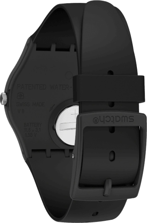 Swatch,Originals 34mm,34mm,Plastic,White,Quartz,Date,Day,GB743