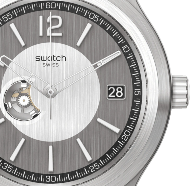 Swatch,IRONY 42mm,42mm,Stainless Steel,YIS433G