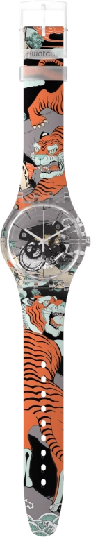 Swatch,Originals 41mm,41mm,Plastic,Transparent,Quartz,Round,SUOK144,SUOK144-065