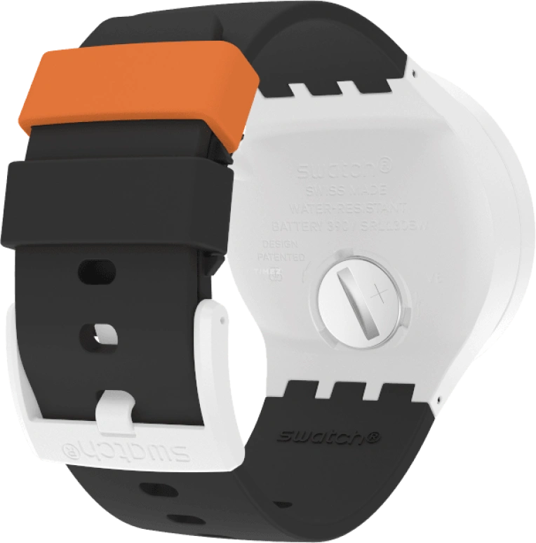 Swatch,THE BOLD 47mm,47mm,Bioceramic,Ceramic,Orange,SB03M104