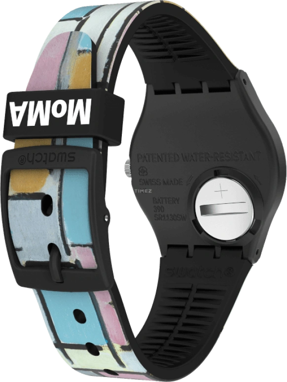 Swatch,Originals 34mm,34mm,Plastic,Pink,Closed,GZ350