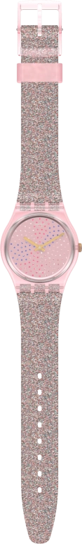 Swatch,Originals 34mm,34mm,Plastic,Pink,Sapphire,Crystal Glass,GP168
