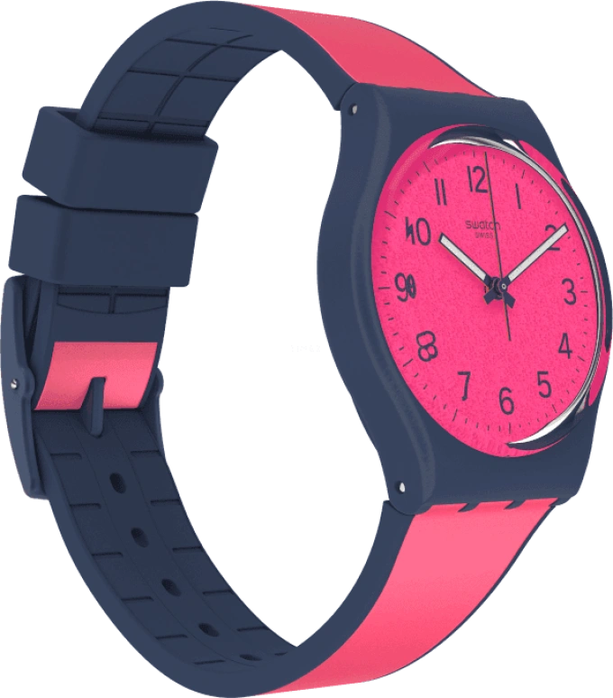 Swatch,Originals 34mm,34mm,Plastic,Pink,GN264