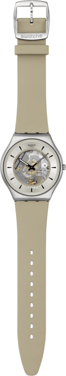 Swatch,Swatch Essentials 42mm,42mm,Stainless Steel,Silver,Quartz,Round,SS07S145