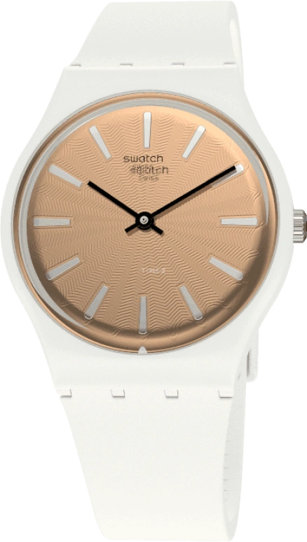 Swatch,Originals 34mm,34mm,Plastic,Gold,GW209