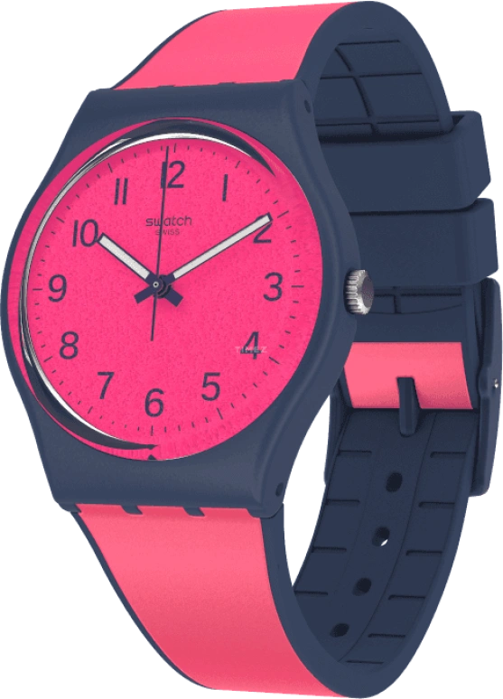 Swatch,Originals 34mm,34mm,Plastic,Pink,GN264
