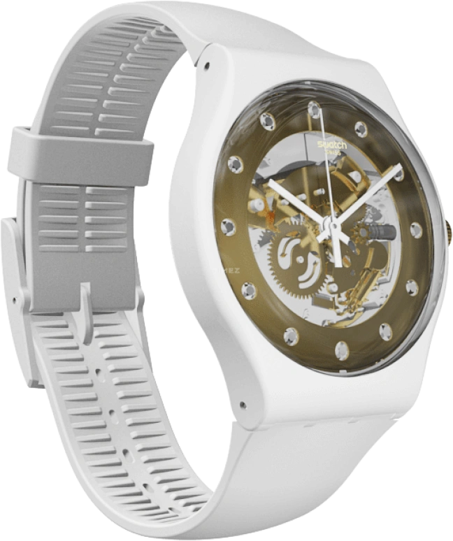 Swatch,Originals 41mm,41mm,Plastic,Yellow,SUOZ148