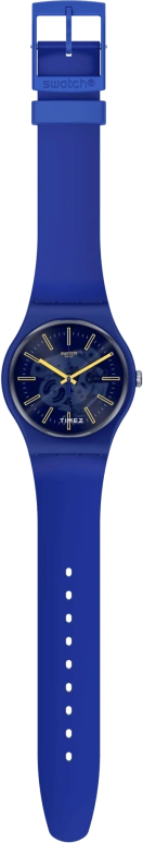 Swatch,Originals 41mm,41mm,Bio-sourced,Blue,Quartz,Round,SO29N101