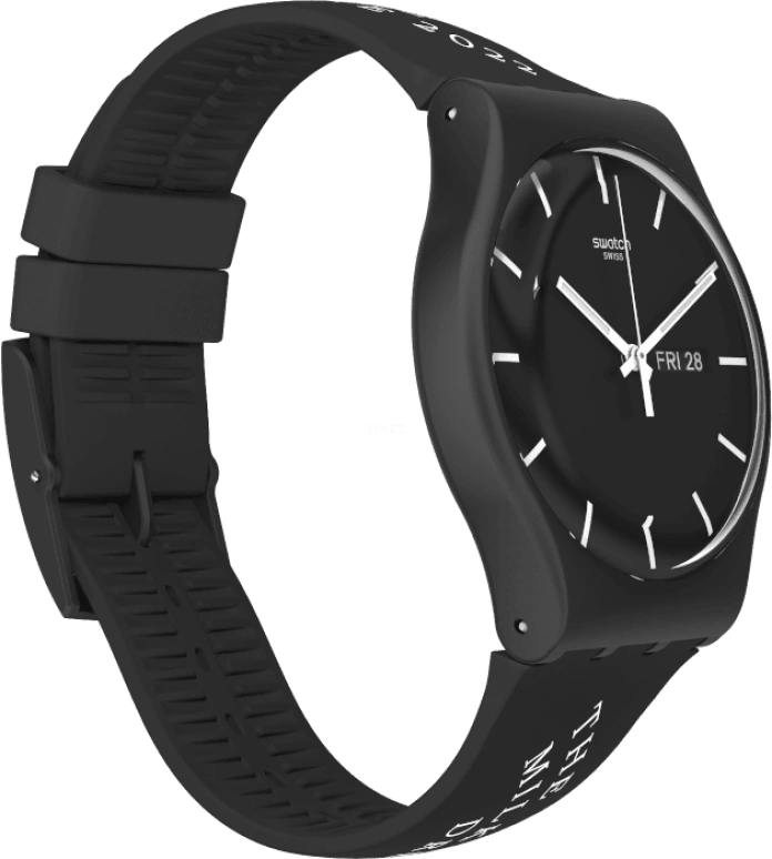 Swatch,Originals 41mm,41mm,Plastic,Black,SUOB720R