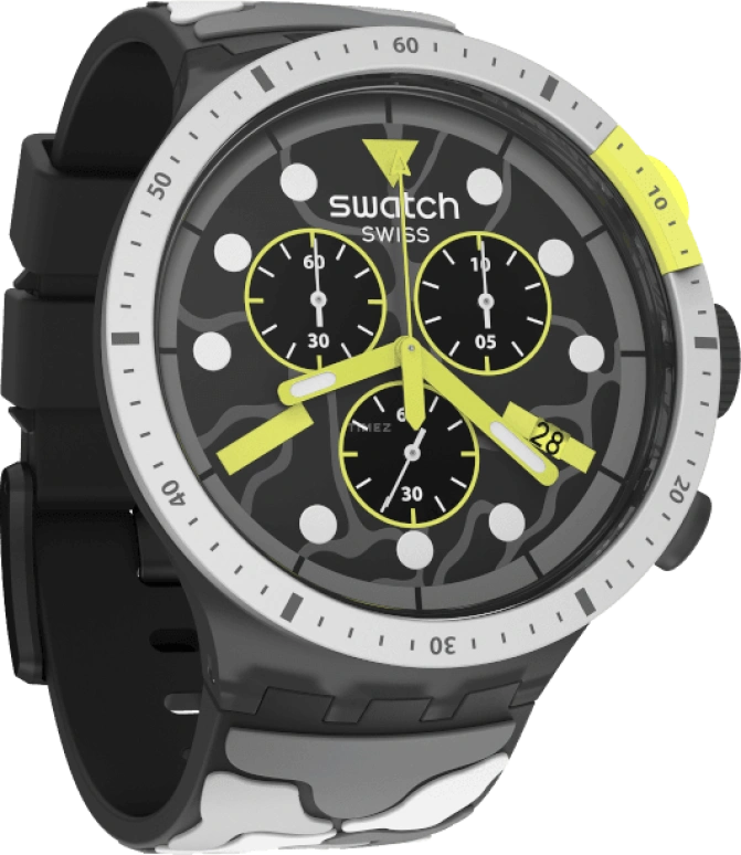 Swatch,THE BOLD 47mm,47mm,Plastic,SB02M400