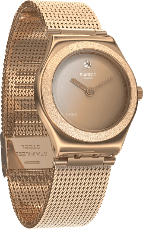 Swatch,IRONY 25x28.70mm,25x28.70mm,Rose Gold,YSG166M
