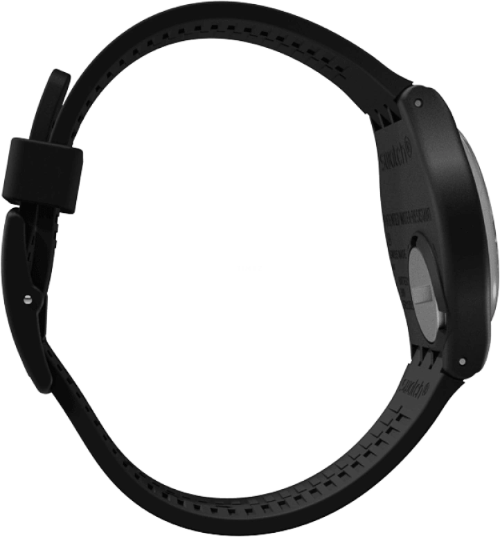 Swatch,Originals 34mm,34mm,Plastic,Black,Quartz,Round,GB274