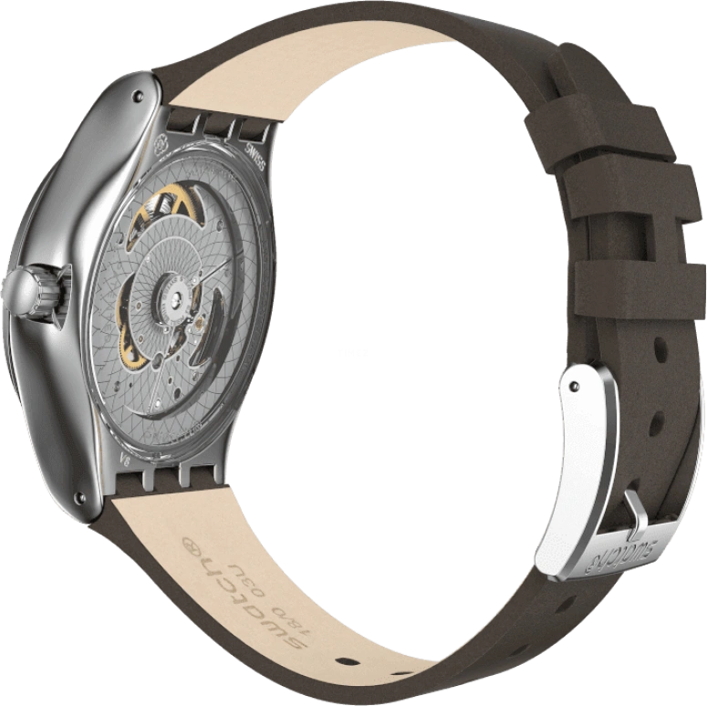 Swatch,IRONY 42mm,42mm,Blue,Open,YIZ405