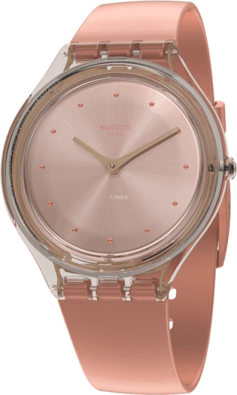 Swatch,SKIN 36.80mm,36.80mm,Plastic,Pink,SVOK108