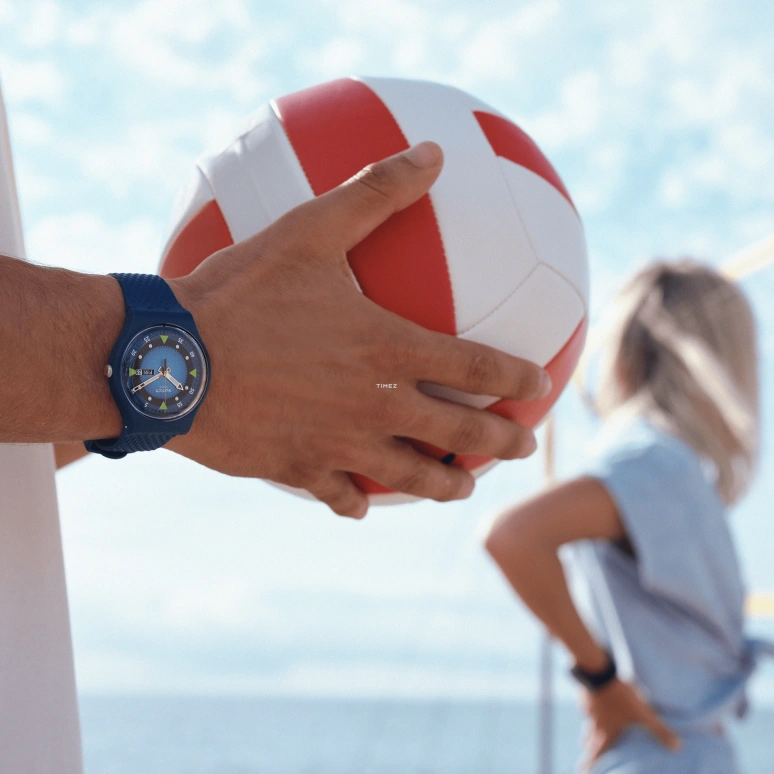 Swatch,Other 41mm,41mm,Bio-sourced,Blue,Quartz,Date,Day,SO29N701