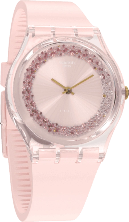 Swatch,Originals 34mm,34mm,Plastic,Pink,GP164