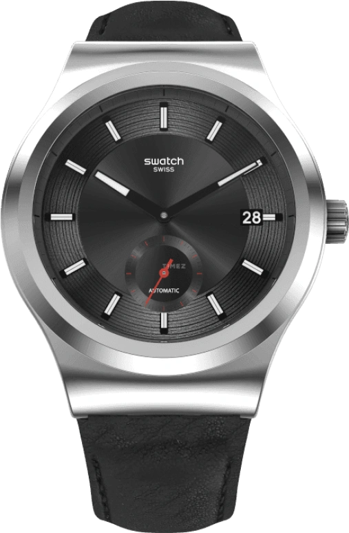 Swatch,IRONY 42mm,42mm,Black,Open,SY23S400