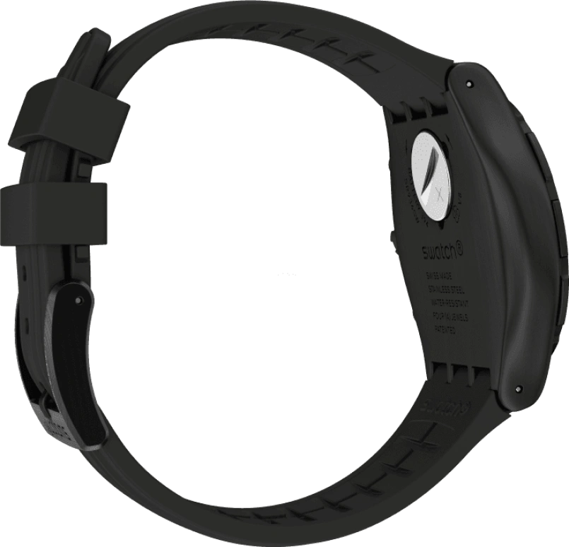 Swatch,IRONY 43x49mm,43x49mm,Black,YVB409