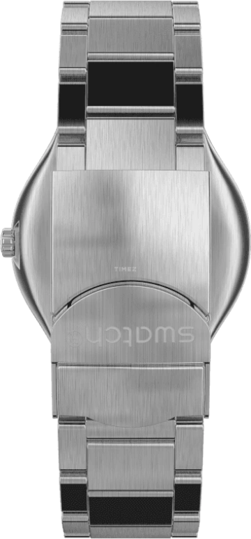 Swatch,IRONY 42.70mm,42.70mm,Stainless Steel,Black,YWS439G