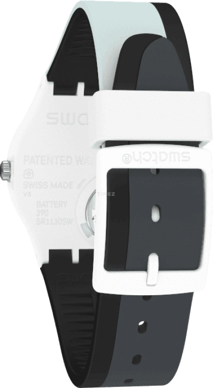 Swatch,Originals 34mm,34mm,Plastic,White,GW711