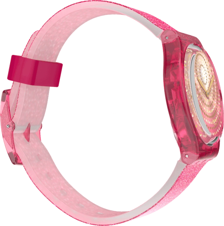 Swatch,Originals 34mm,34mm,Plastic,Pink,Sapphire,Crystal Glass,GP169