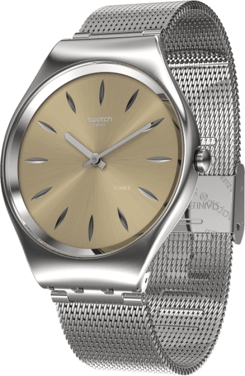 Swatch,SKIN 38mm,38mm,Sapphire,Crystal Glass,SYXS133M