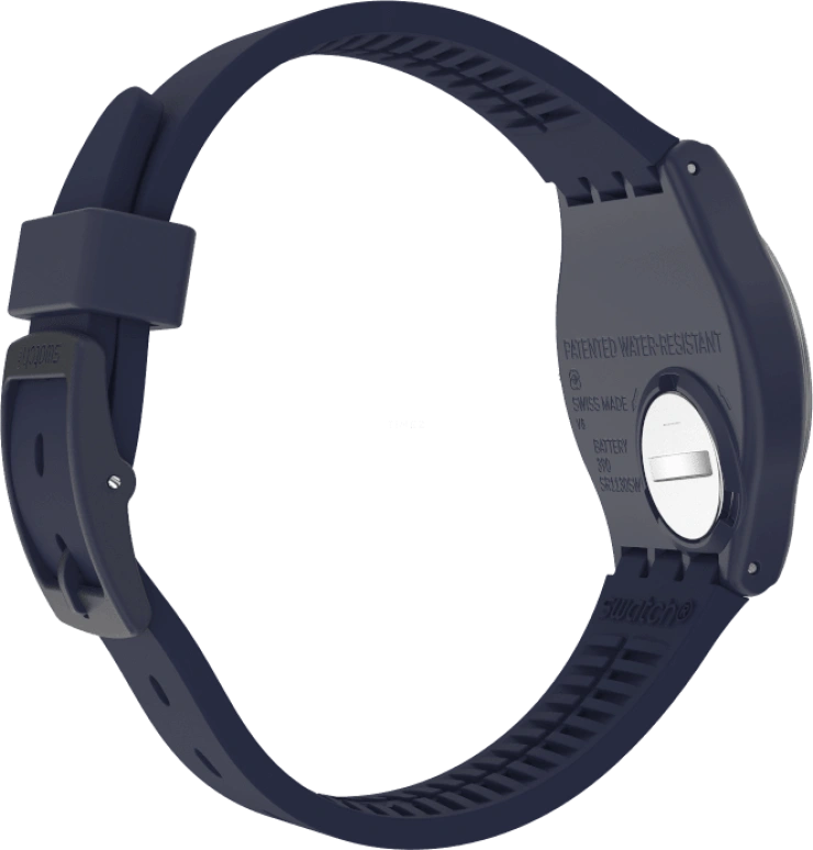 Swatch,Originals 34mm,34mm,Plastic,Blue,Closed,GN274